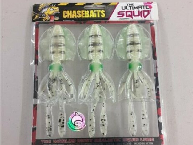 Umpan Chase Baits Soft Lure Ultimate Squid 150 mm Glow Ink (4956)