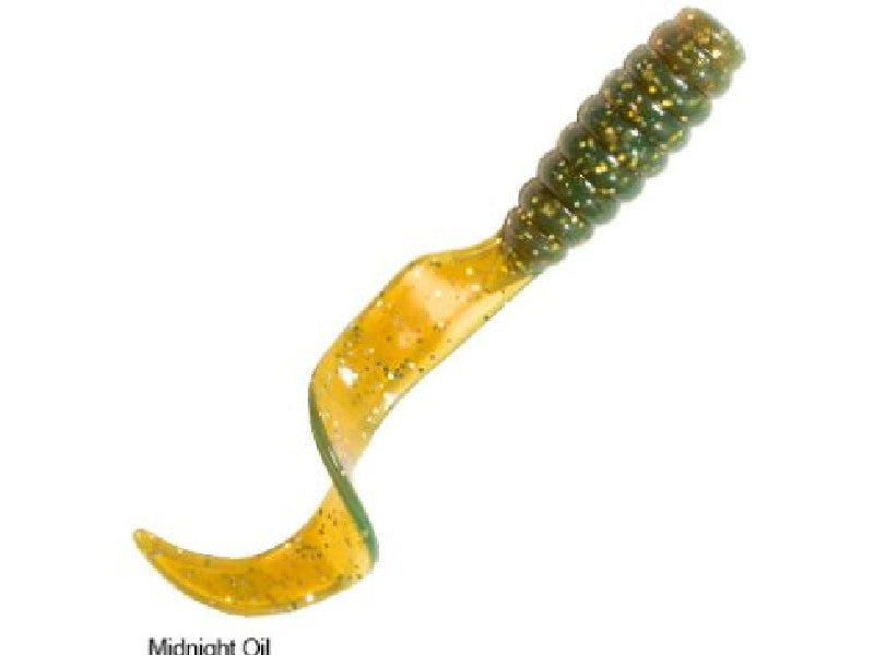 Zman Soft Lure GrubZ 2 Inch 8 per pack Midnight Oil (3516)