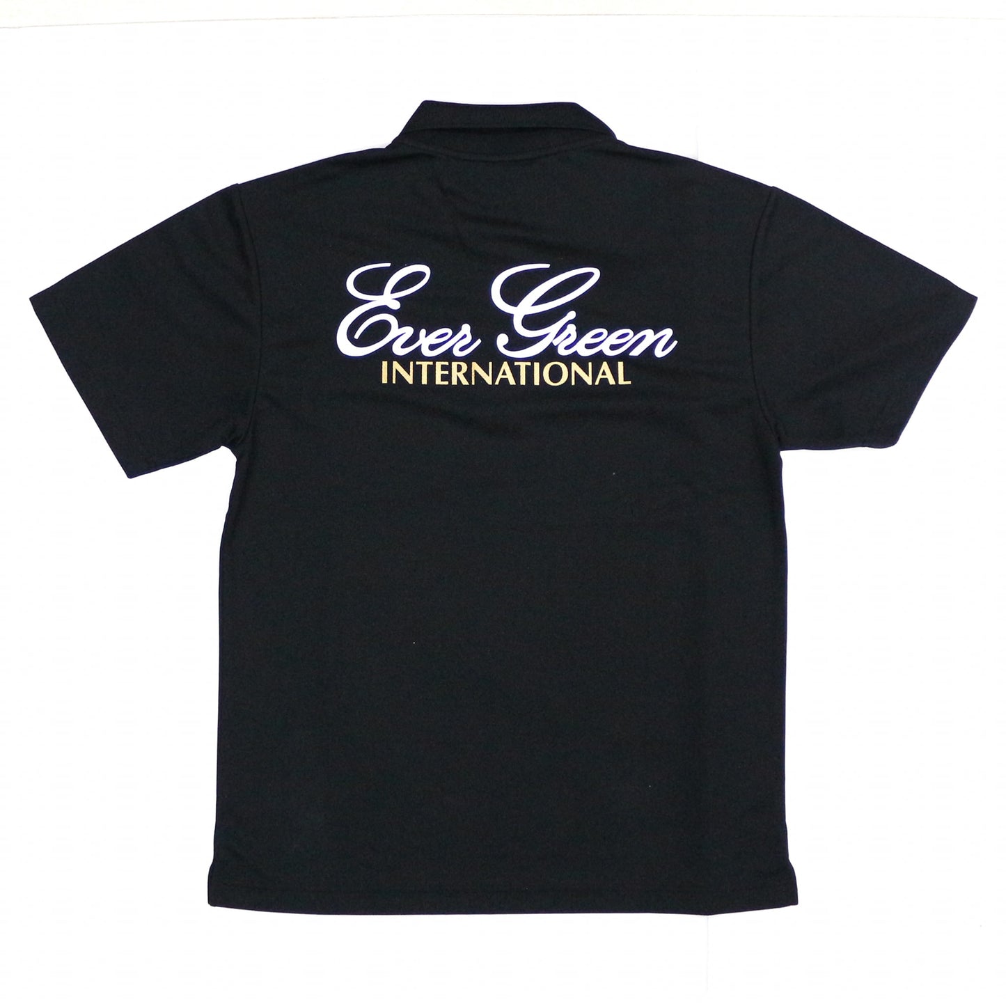 Kemeja Polo Evergreen Dry Fit Lengan Pendek Hitam Tipe A