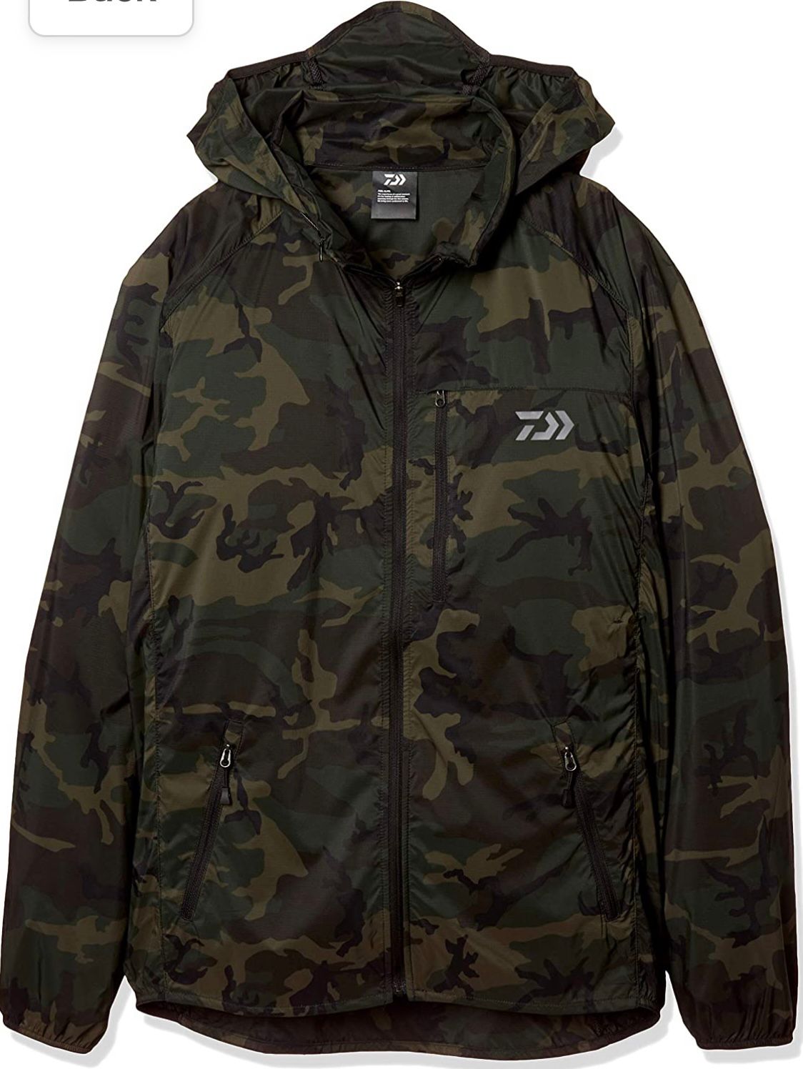 Jaket Daiwa DJ-33009 Jaket Hujan Saku Abu-abu Muda XL (5307)
