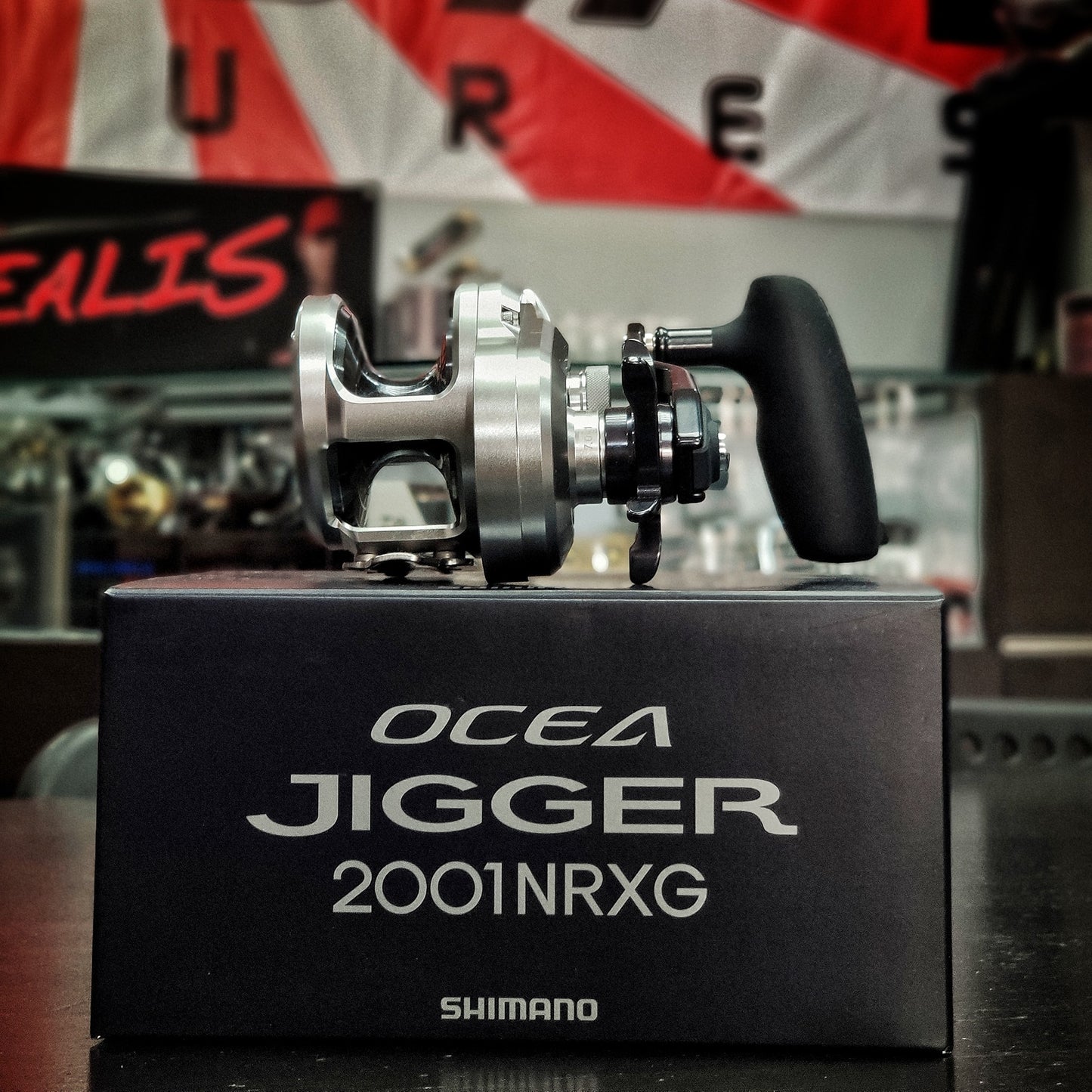 Shimano 21 Ocea Jigger 2001 NRXG Pegangan Kiri (3818)