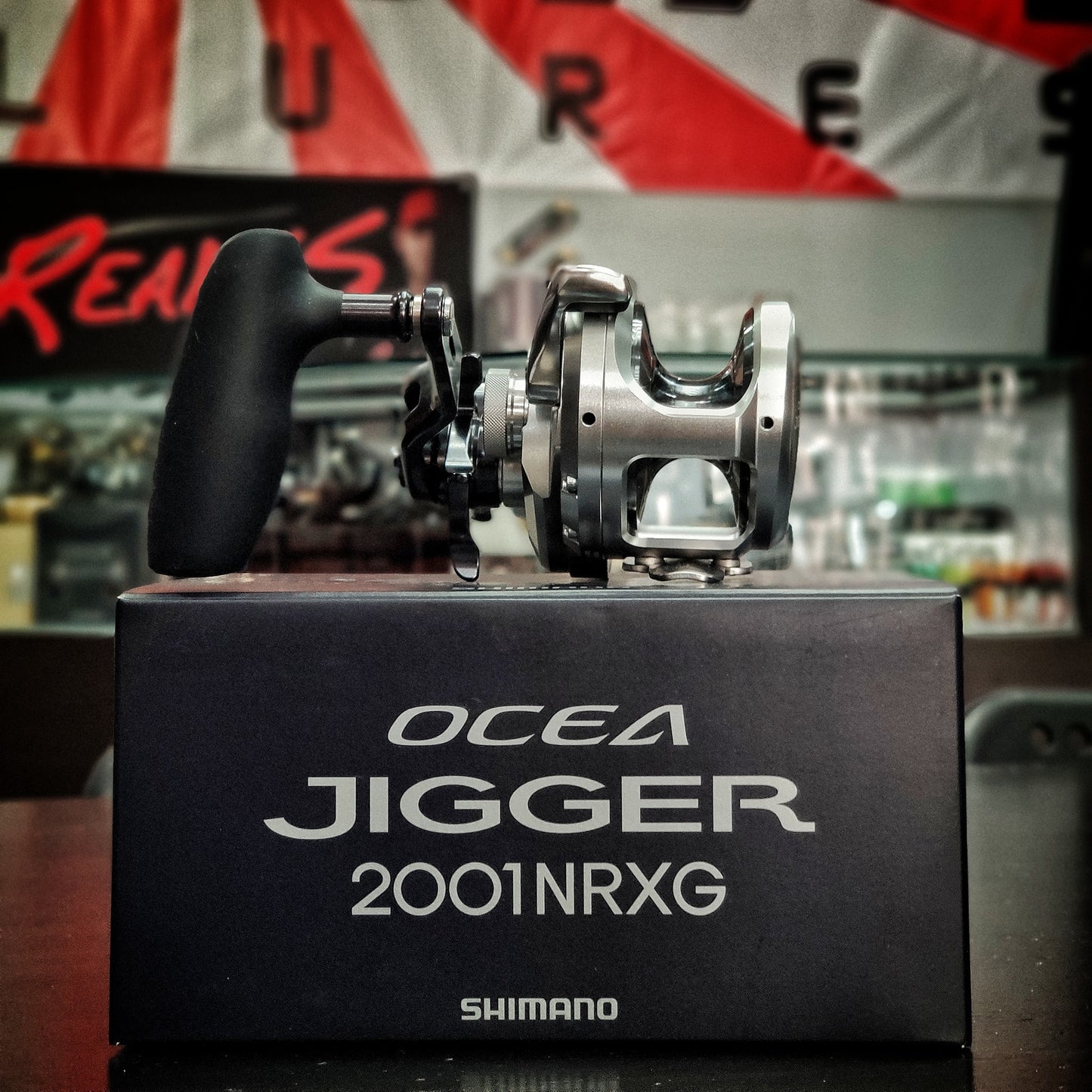 Shimano 21 Ocea Jigger 2001 NRXG Pegangan Kiri (3818)