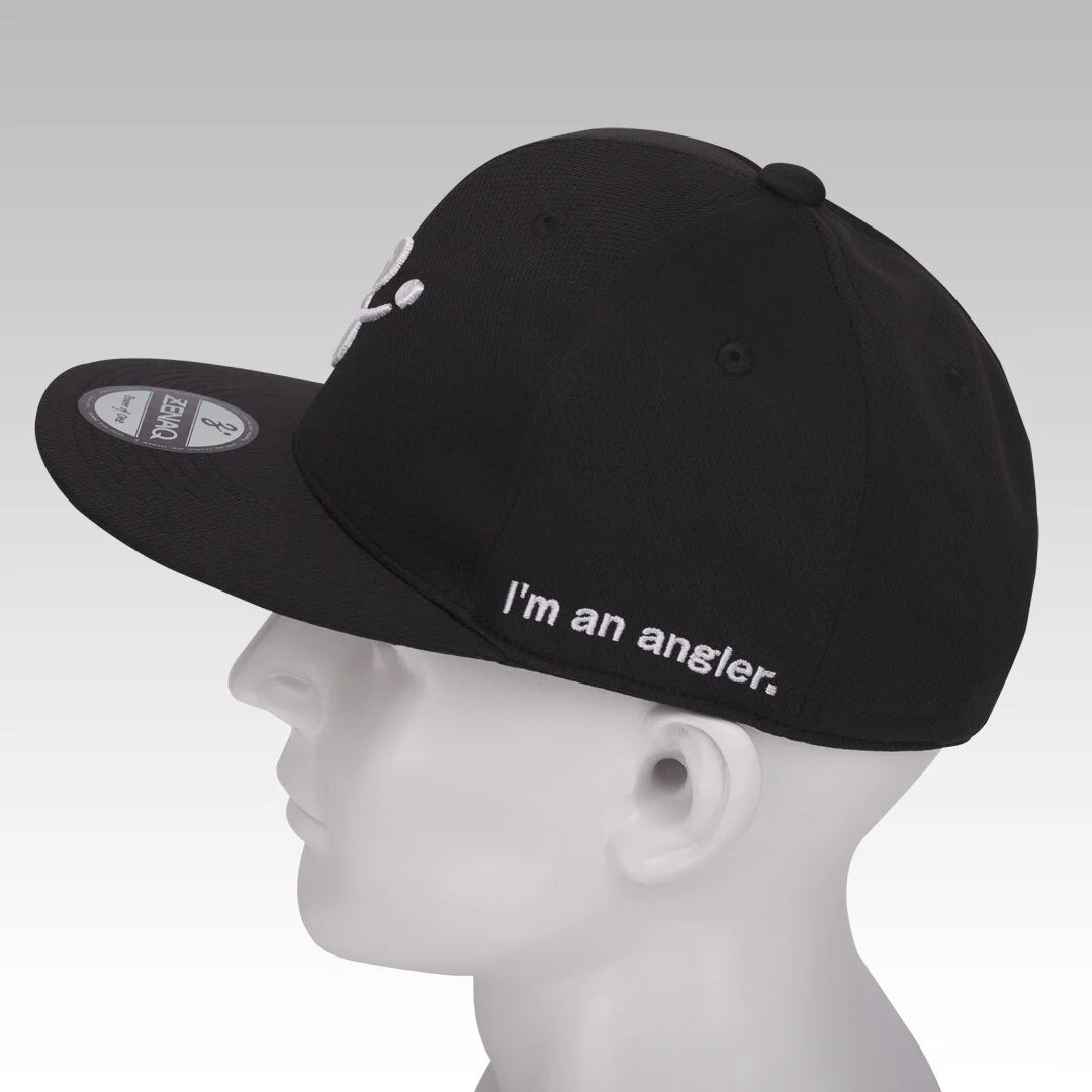 Zenaq Flat Visor Cap / Wool Blend (Black)