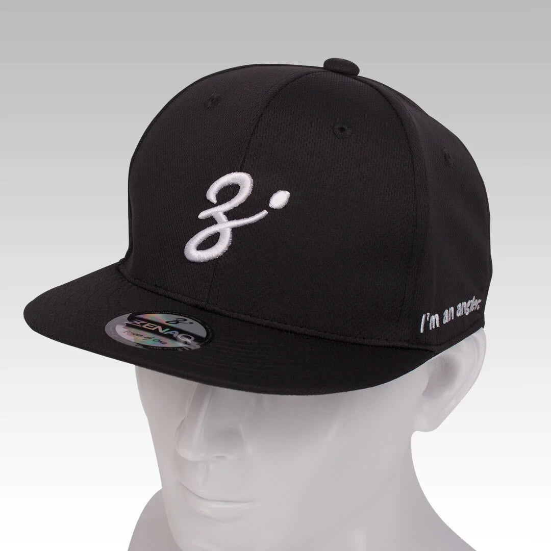 Zenaq Flat Visor Cap / Wool Blend (Black)