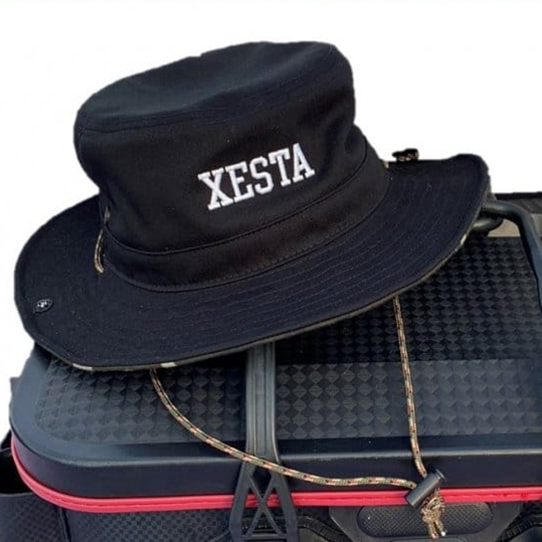 Xesta Adventure Hat Black x Camo (7696)