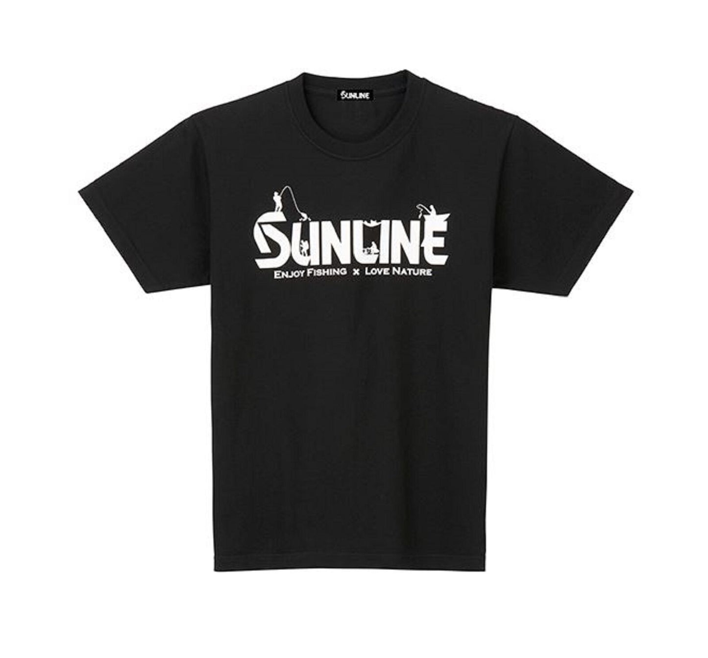 Sunline SUW-15020T T-Shirt Cotton Short Sleeve Black Size M (3033)