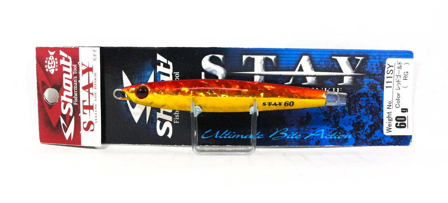 Shout 111-SY Metal Jig Stay 60 grams RG (6564)