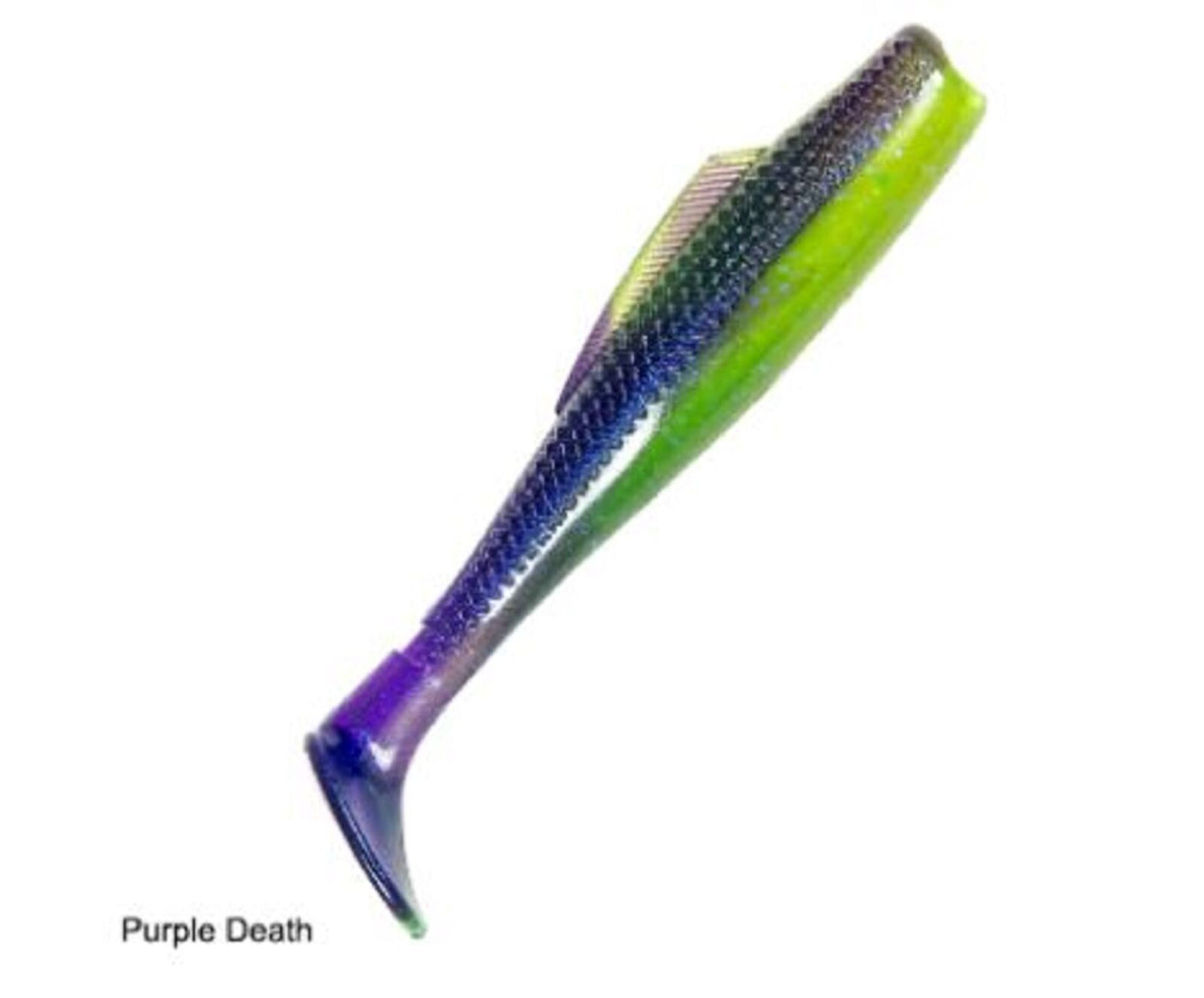 Zman Soft Lure ElaZtech 3 Inc 6 Per Pack Purple Death (0535)