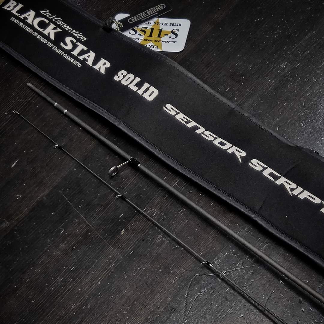 Xesta Spinning Rod Black Star Solid 2nd Gen S511-S Sensor Script