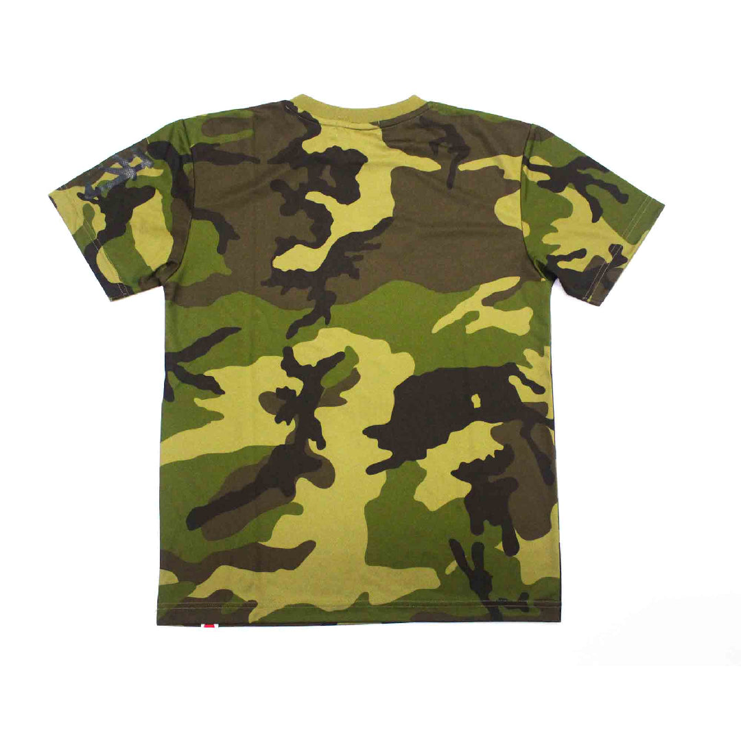 Duo T Shirt Fang Ops Beast Short Sleeve Dry Fit Army Green Size M (1461)