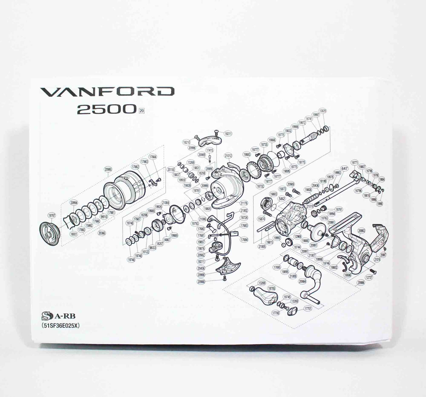 Gulungan Pemintal Shimano Vanford 2500 VF2500F