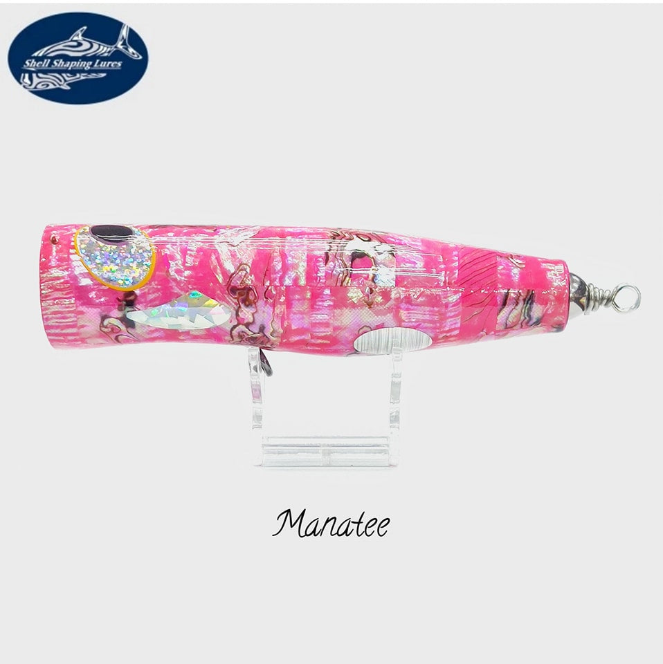 Shell Shaping Lures Manatee Floating Popper 110gr 180mm (F) Abalone 03