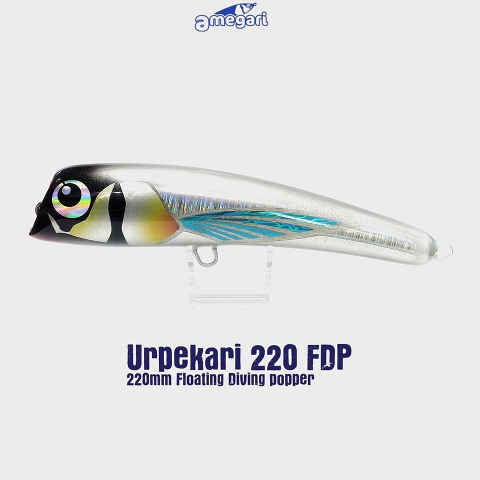 Amegari Urpekari 220 FDP Floating Popper 220mm 130g Putih