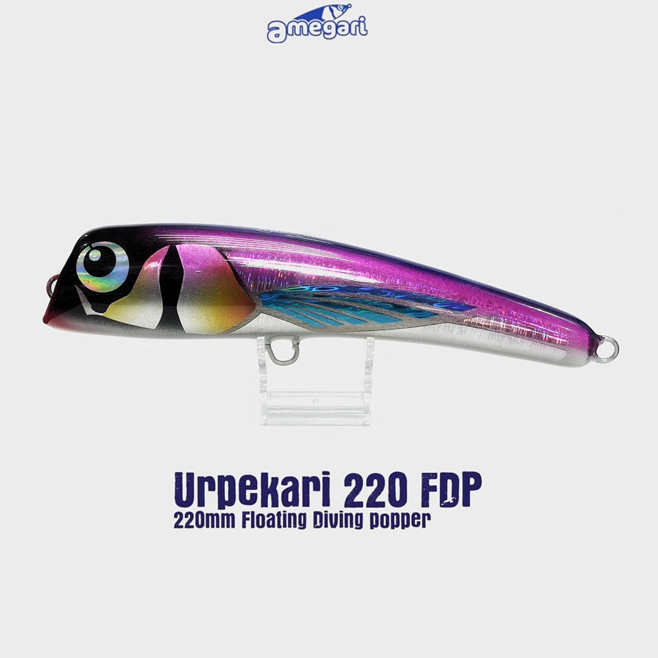 Amegari Urpekari 220 FDP Floating Popper 220mm 130g Ungu