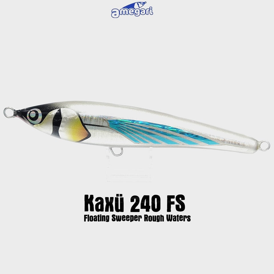Amegari Kaxu 240 FS Mengambang 240mm 140g Bersayap Biru