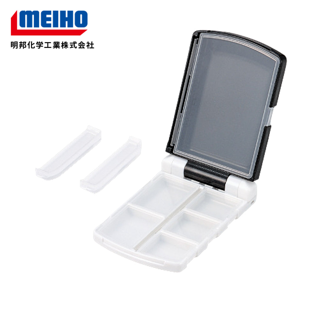 Meiho PA-6SD Akiokun Parts Case ( 97 x 64 x 25 mm ) Black White (8394)