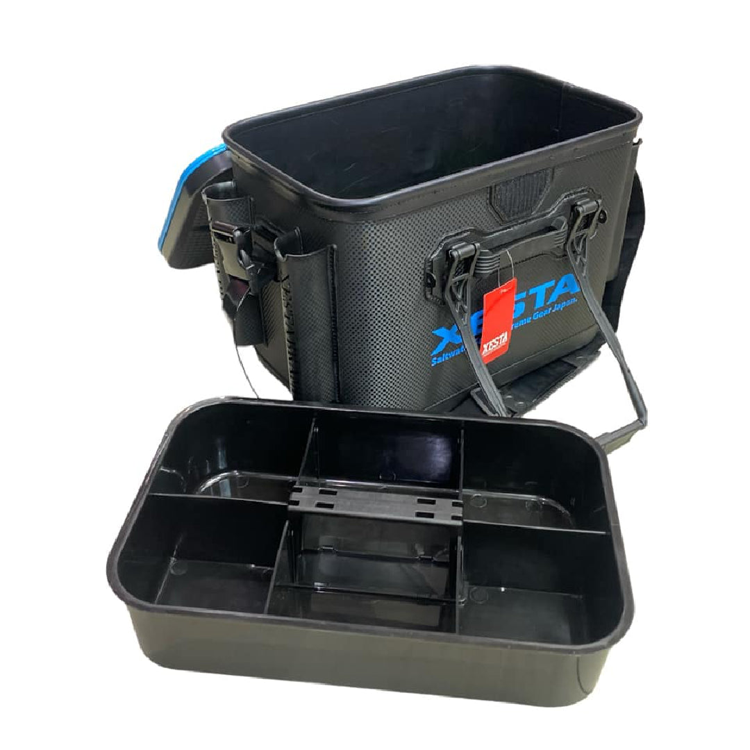 Xesta Bakkan Tackle Bag Black Sky Blue (9524)
