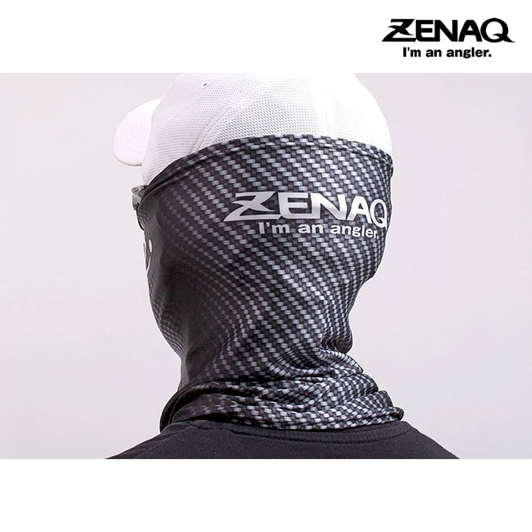 Zenaq Face and Neck Guard - Carbon Pattern