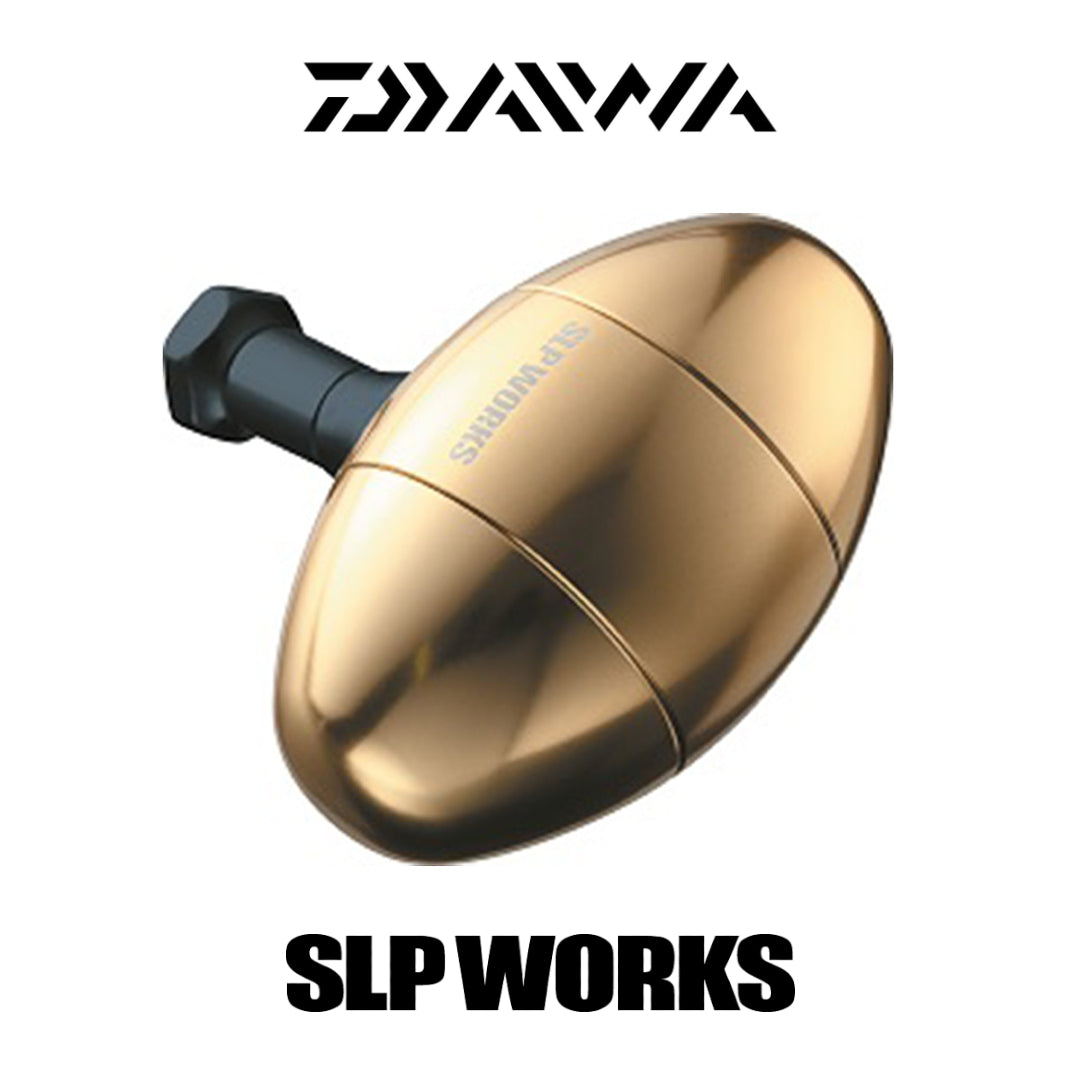 Daiwa SLP Works Aluminum Egg Knob Gold