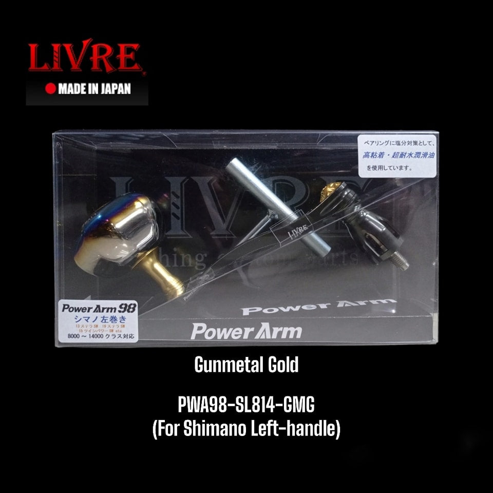 Pegangan Livre Power Arm 98 PWA98-SL814 Shimano Pegangan Kiri GMG (5834)
