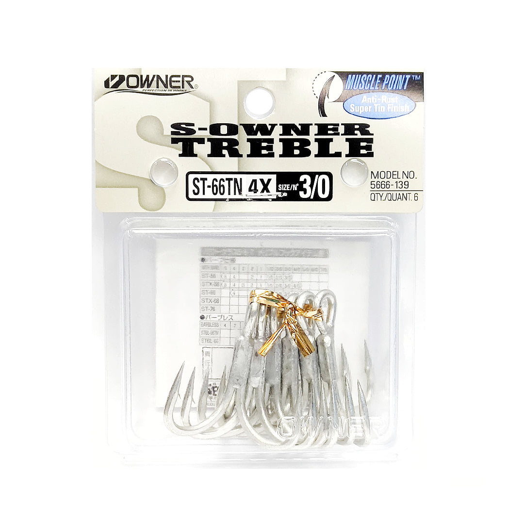 Pemilik ST-66 TN 4X Treble Hook Tugas Berat