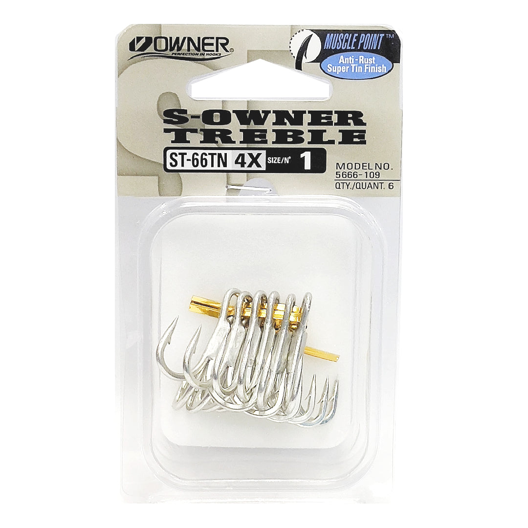 Pemilik ST-66 TN 4X Treble Hook Tugas Berat