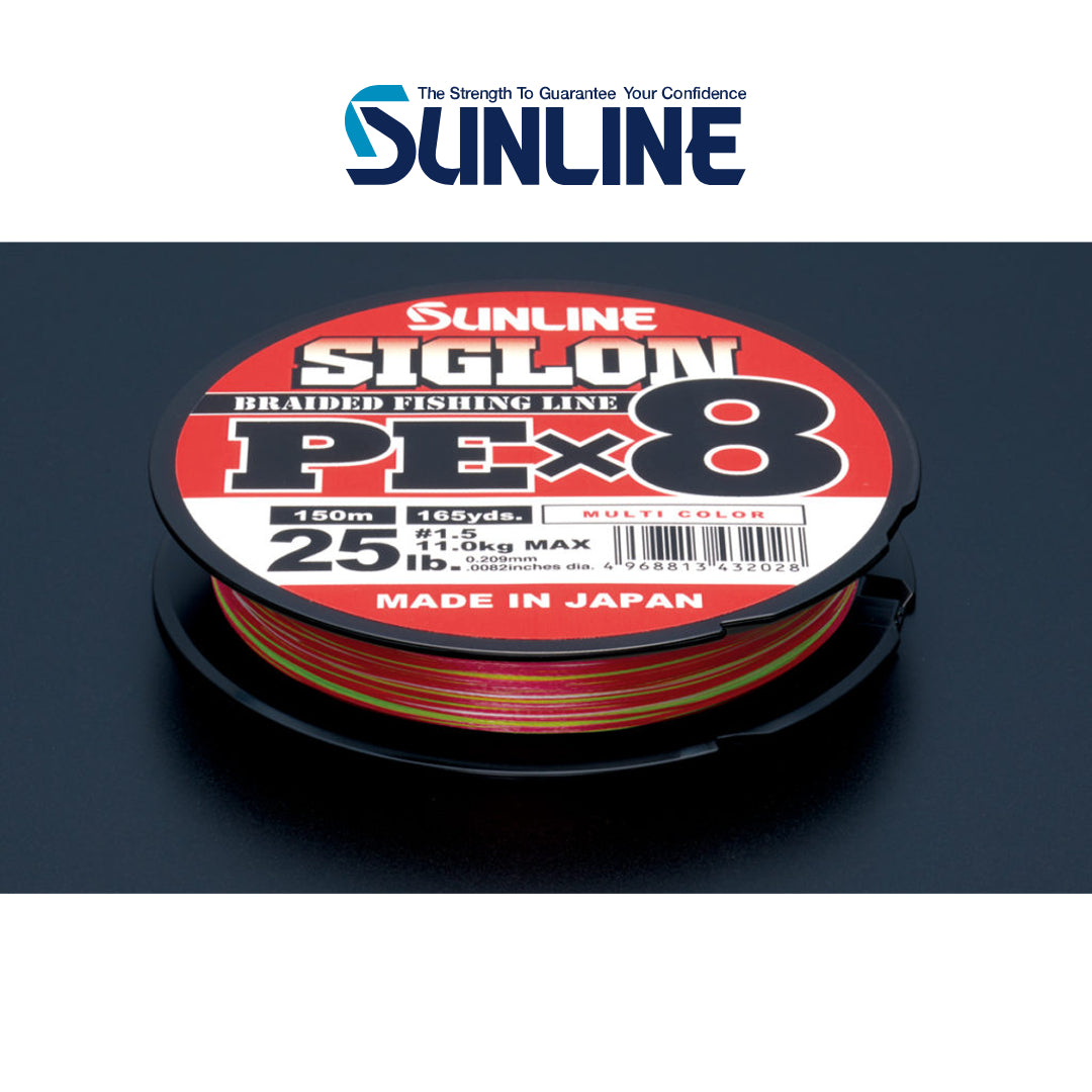 Tali Pancing Sunline Siglon Jalinan PE X8 Multi Warna 300m