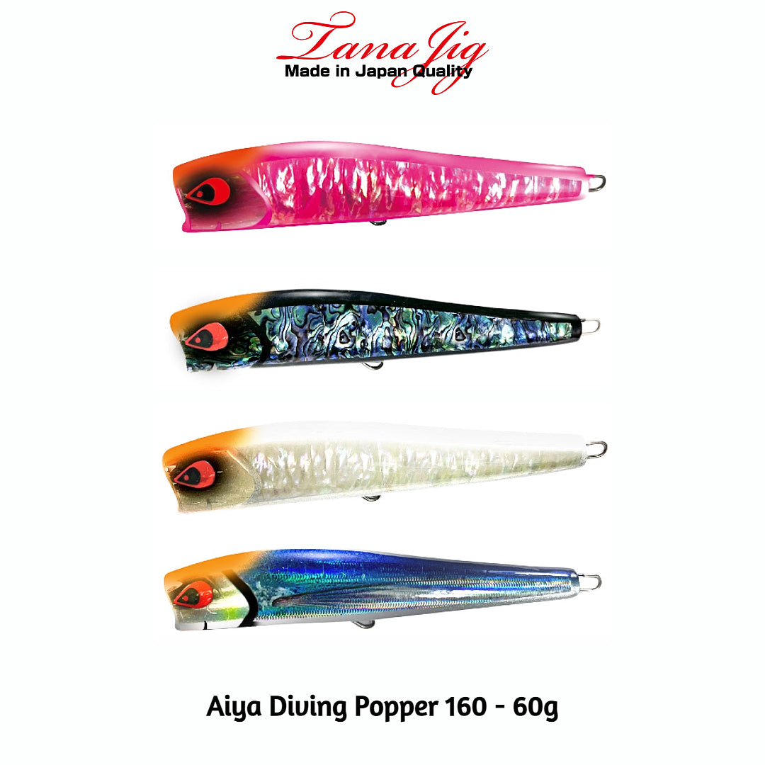 Tana Jig Aiya Diving Popper 160 60 gram