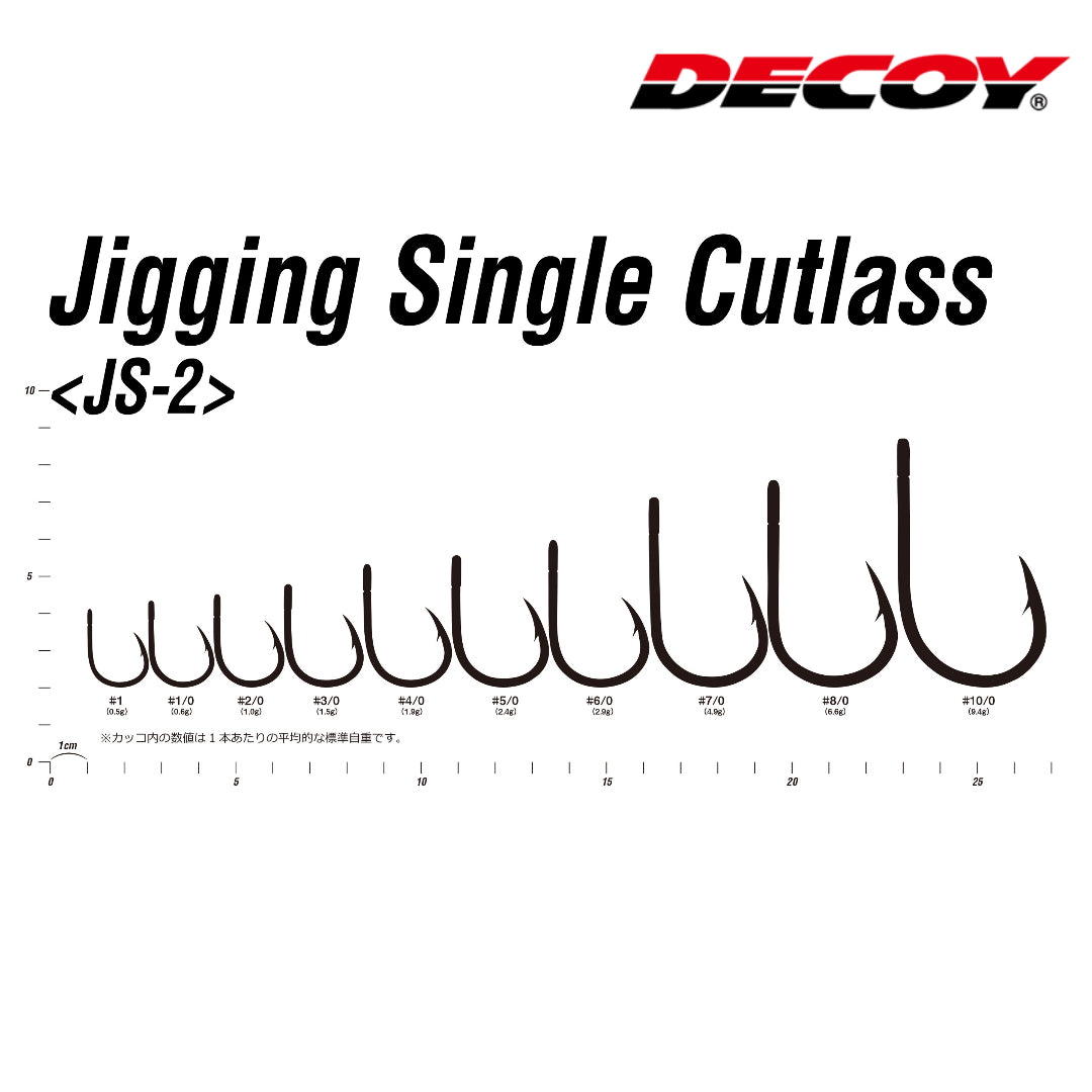 Umpan JS-2 Jigging Single Cutlass