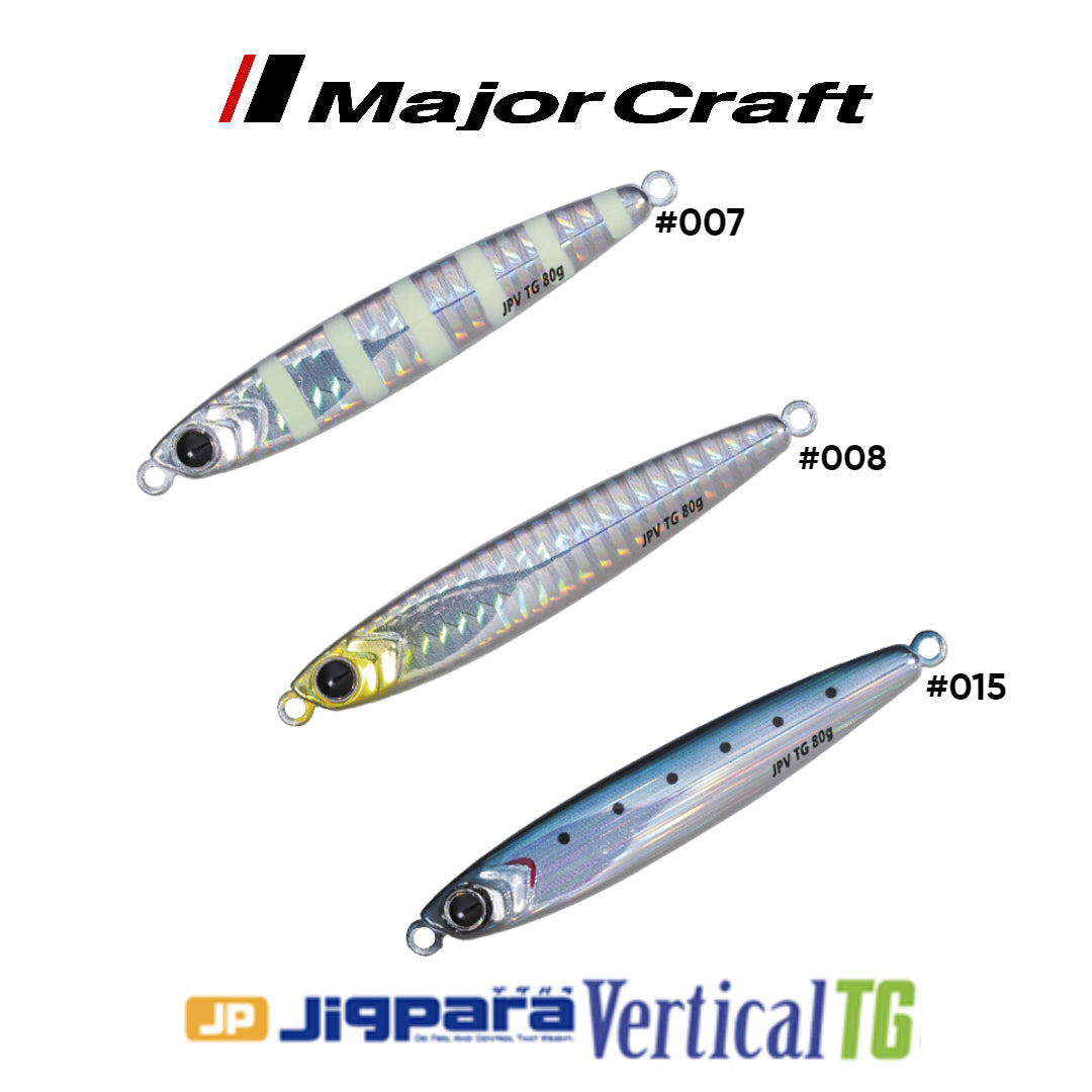 MajorCraft Metal Jig Jigpara Vertical Tungsten JPVTG-100 grams