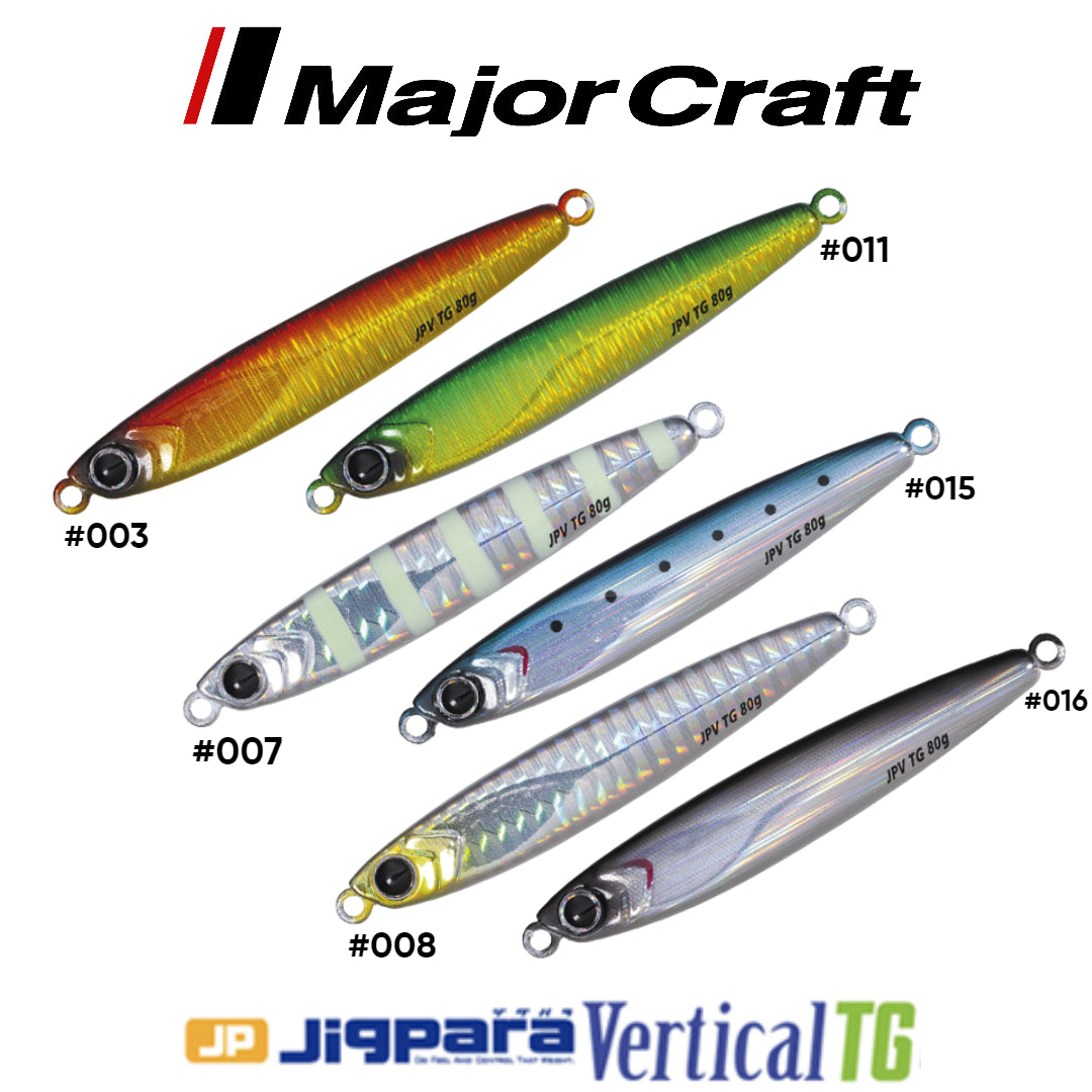 MajorCraft Metal Jig Jigpara Vertikal Tungsten JPVTG-120 gram