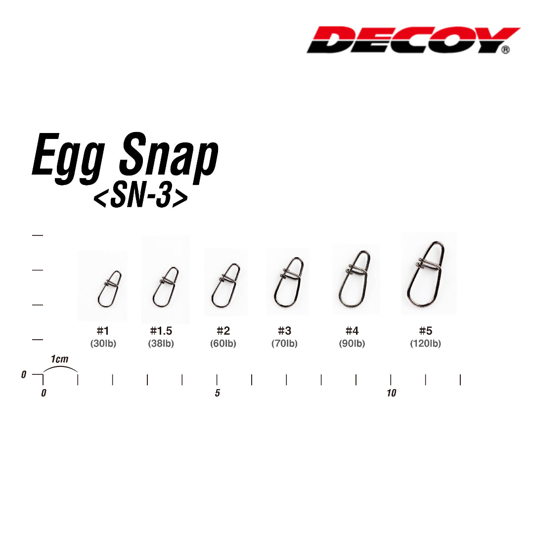 Decoy SN-3 Egg Snap Powerful Cross Lock Snap