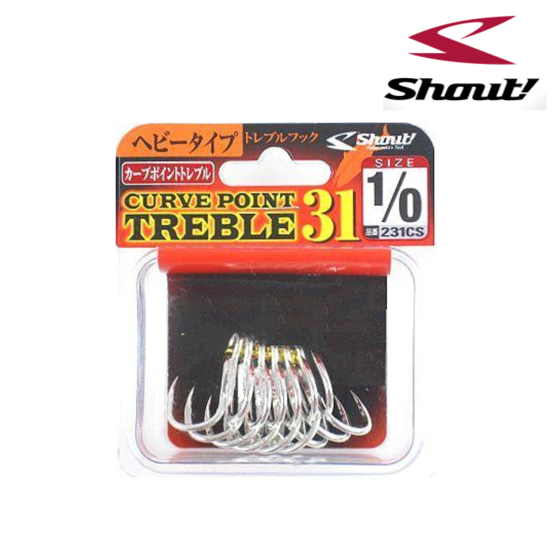 Teriak 231-CS Curve Point Treble Hook