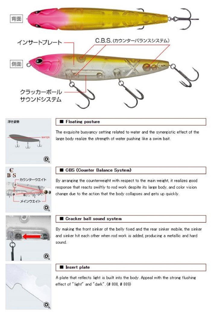 Evergreen Amazon Floating Lure 160mm 43g