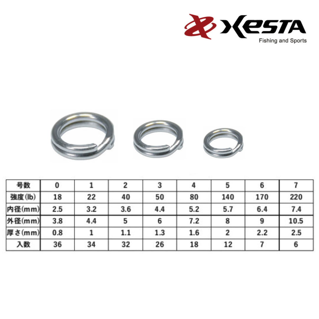Cincin Keras Xesta Split Paket Kecil