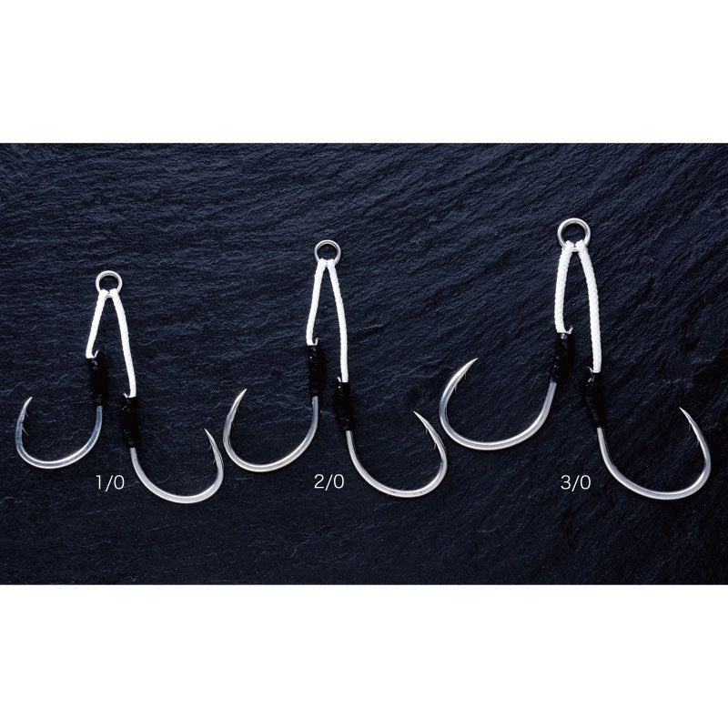 Shout 43-TA Twin Assist Double Barb Hooks Rigged