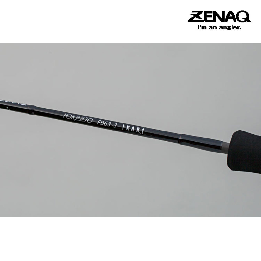 Zenaq Baitcasting Rod Fokeeto FB63-3 Ikari