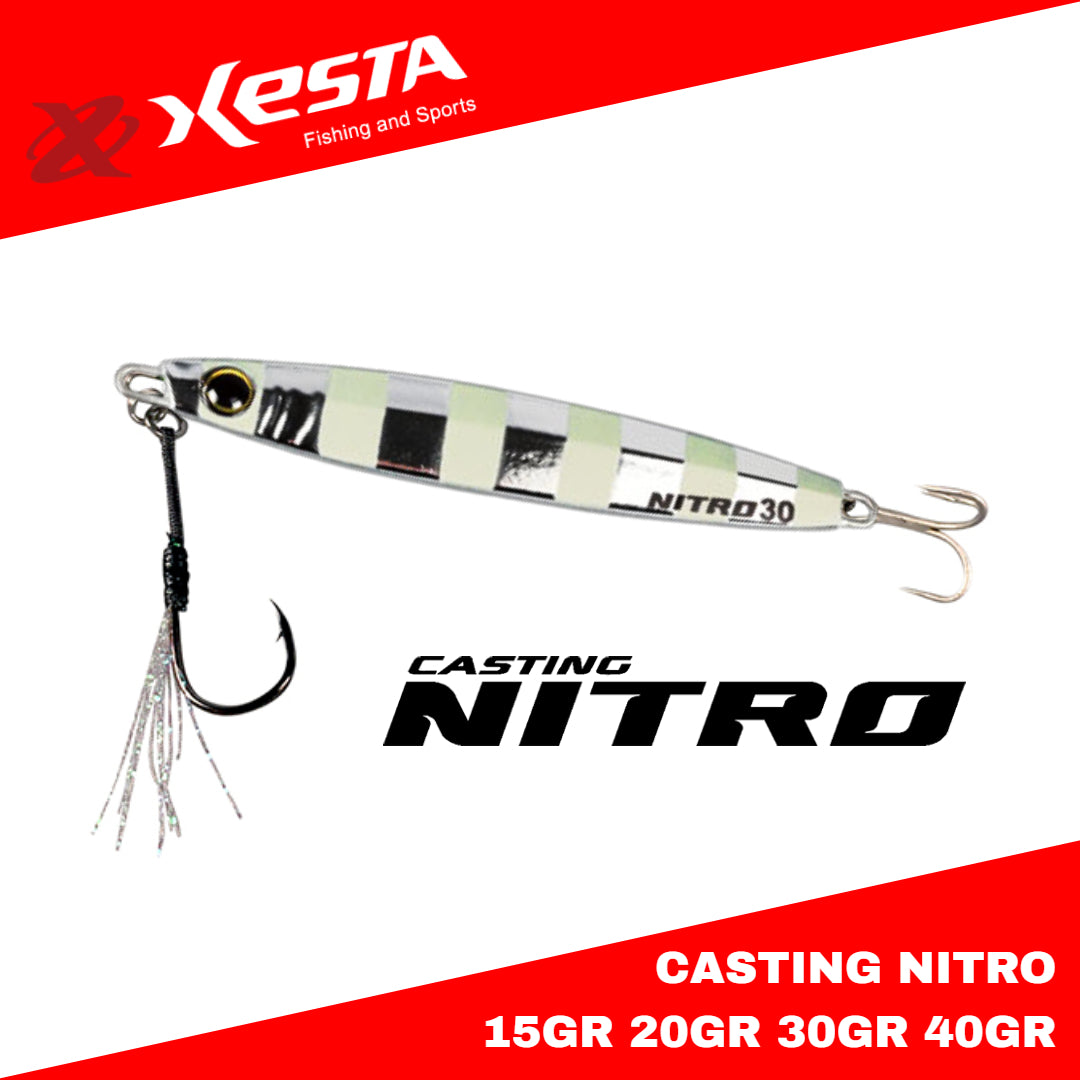Xesta Metal Jig Casting Nitro 15-40 Gram