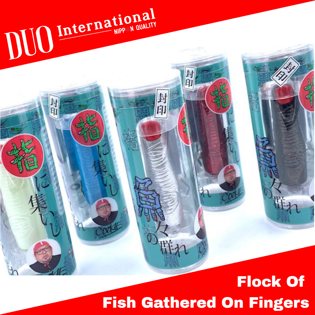 Duo Flock Of Fish Gathered On Fingers 90mm 5 Colors Set