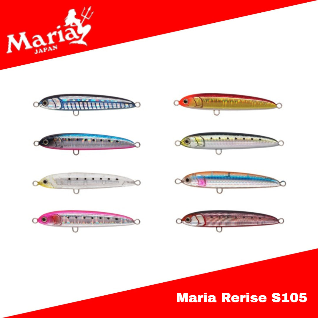 Umpan Tenggelam Pensil Maria Rerise S105 105mm 40g