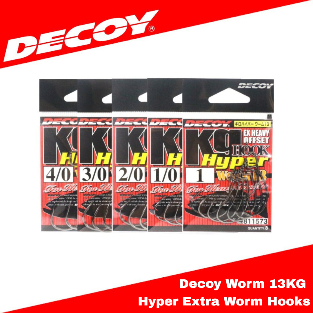 Decoy Worm 13KG Hyper Extra Worm Hooks