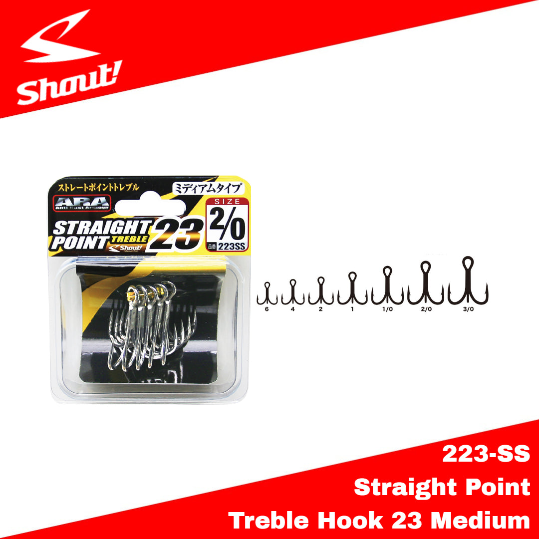 Shout 223-SS Kail Treble Titik Lurus 23 Tipe Sedang