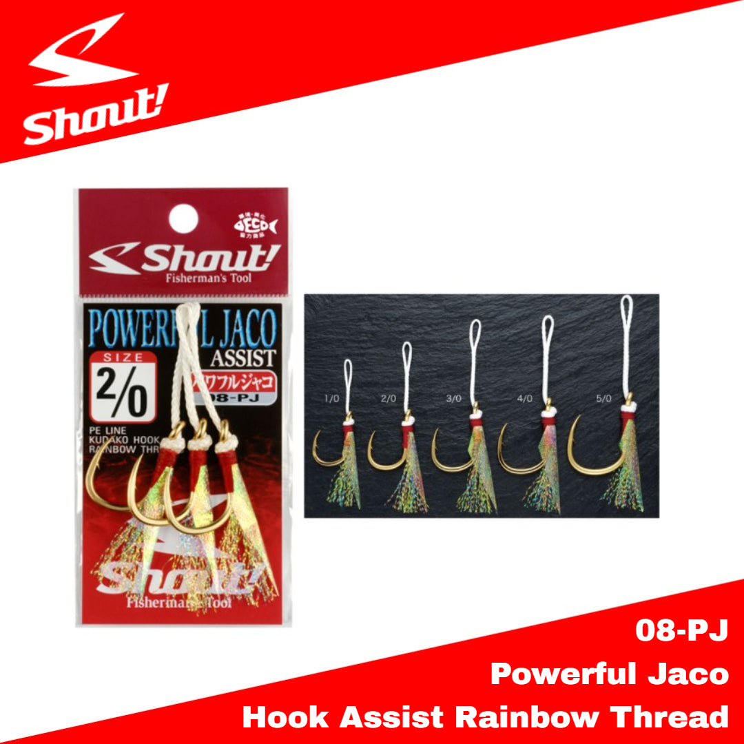 Shout 08-PJ Bantuan Hook Jaco Kuat Benang Pelangi
