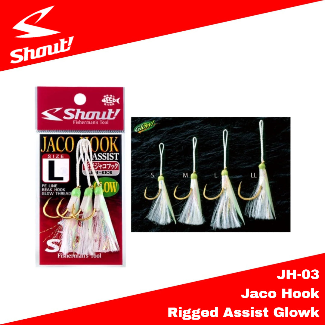 Shout JH-03 Jaco Hook Rigged Assist Glow