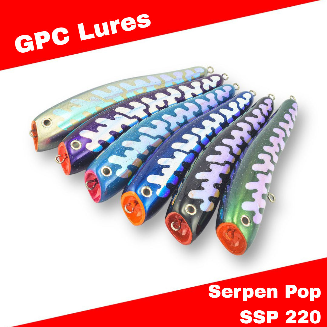 Umpan Pancing GPC Lures Serpen Pop SSP 220 Diving Popper 125g 220mm