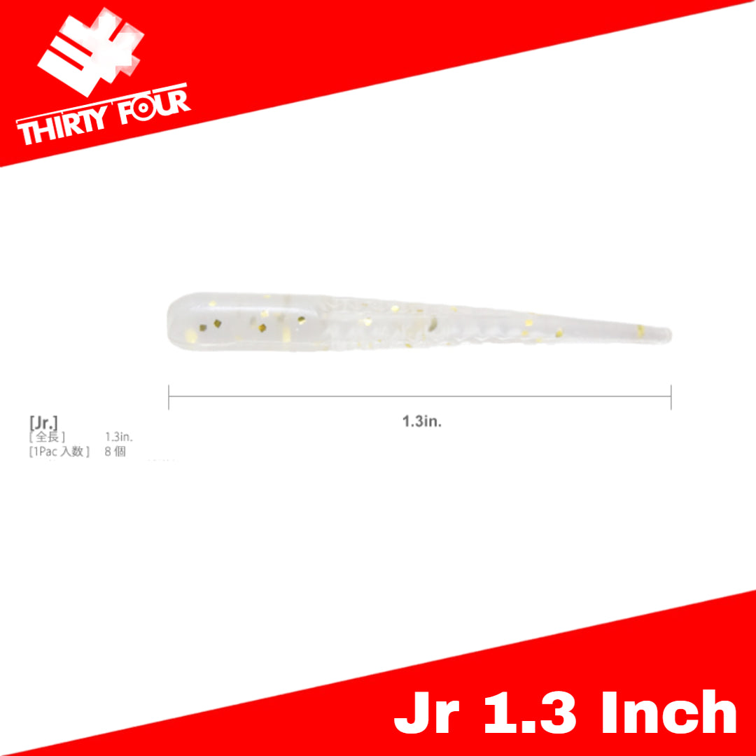 Umpan Pancing Thirty Four Soft Lures Junior 1.3 Inch