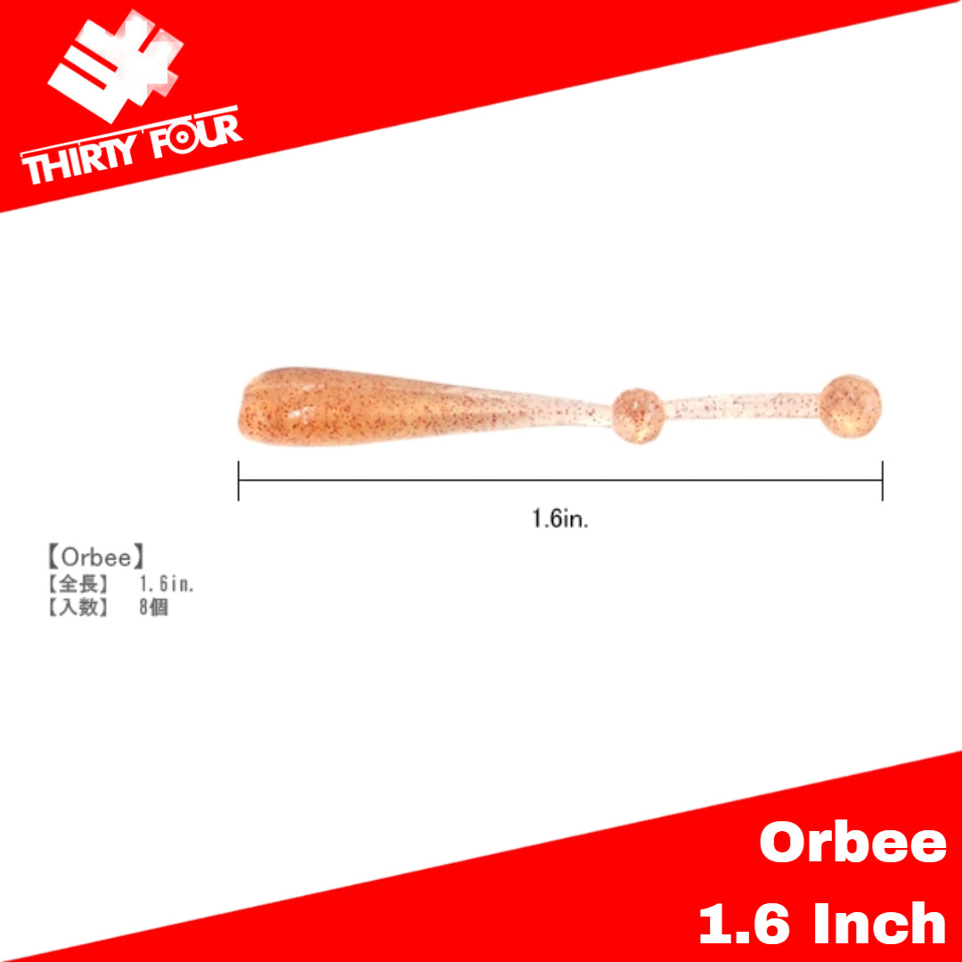 Umpan Pancing Thirty Four Soft Lures Orbee 1.6 Inch