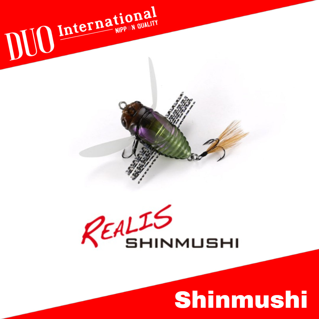 Duo Realis Deka Shinmushi Cicada Umpan Apung 75mm 32,5gr