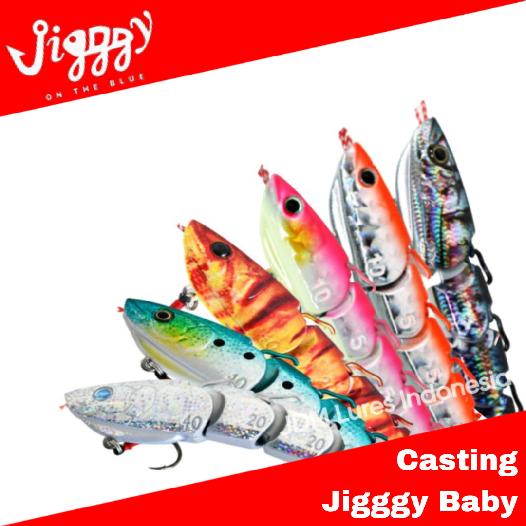 Pada Jig Logam Biru Casting Jigggy Baby 30 Gram