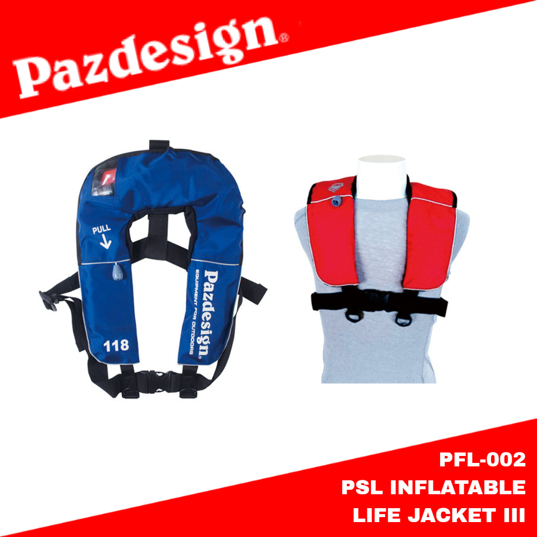 Paz Design PFL-002 PSL Inflatable Life Jacket III